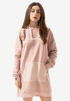 Ellesse rochie din bumbac Triphala Dress culoarea roz, mini, oversize SGM13152-PINK imagine