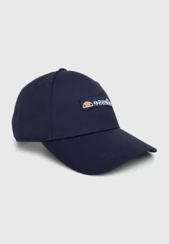 Ellesse sapca de baseball din bumbac culoarea albastru marin, cu imprimeu imagine