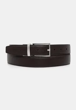 Emporio Armani curea pentru barbati din piele imagine