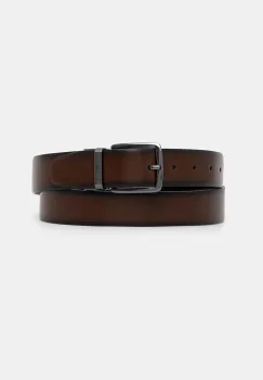 Emporio Armani curea reversibila pentru barbati din piele imagine