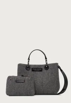 Emporio Armani  geanta crossbody pentru femei cu amestec de lana imagine