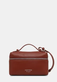 Emporio Armani geanta crossbody pentru femei, din piele imagine