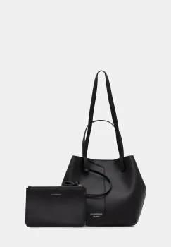 Emporio Armani geanta shopper pentru femei din piele imagine