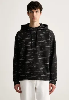 Emporio Armani hanorac cu gluga pentru barbati cu bumbac imagine
