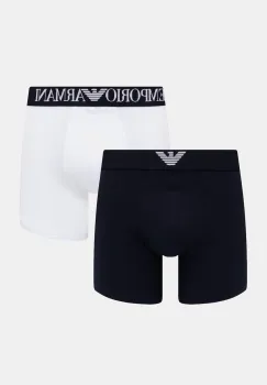 Emporio Armani Underwear boxeri pentru barbati, din bumbac cu elastan pachet de 2 imagine