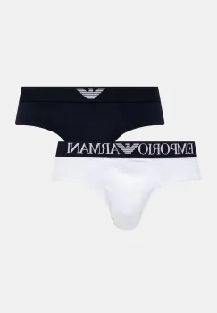 Emporio Armani Underwear slip pentru barbati, din bumbac cu elastan pachet de 2 imagine