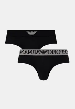 Emporio Armani Underwear slip pentru barbati, din bumbac cu elastan pachet de 2 imagine
