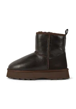 Emu Australia  Sharky Mini Town Flatform cizme de zapada pentru femei din piele imagine