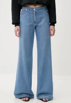 ERMANNO Firenze blugi wide leg pentru femei imagine