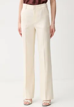 ERMANNO Firenze pantaloni de costum femei cu in imagine