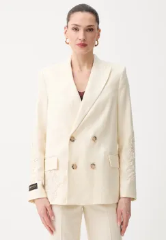 ERMANNO Firenze sacou cu doua randuri de nasturi pentru femei, din in imagine