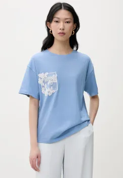 ERMANNO Firenze tricou basic pentru femei, din bumbac imagine