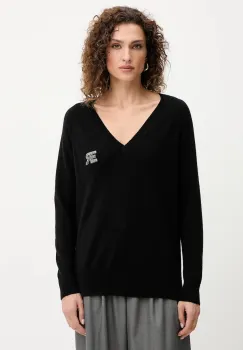 Ermanno Scervino pulover de lana culoarea negru, light, 57TM055E52 imagine