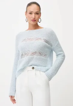 Ermanno Scervino pulover din amestec de lana 57TM031E80 imagine