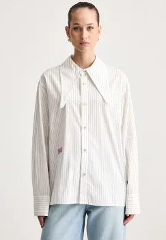 Essentiel Antwerp  camasa de dama din bumbac Kacao imagine