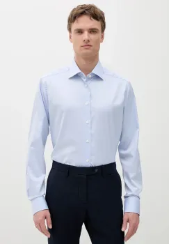 Eton camasa din bumbac cu guler clasic, slim, 100012342 imagine