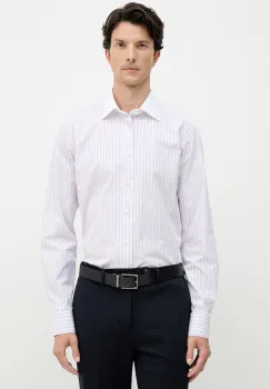 Eton camasa din bumbac culoarea roz, cu guler clasic, slim, 100013972 imagine