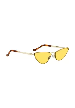 Etro ochelari de soare femei, culoarea galben imagine