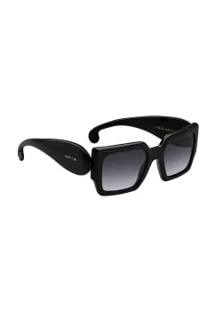 Etro ochelari de soare femei, culoarea negru, ETRO 0056/S imagine
