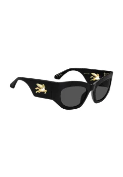 Etro ochelari de soare femei, culoarea negru, ETRO 0074/G/S imagine