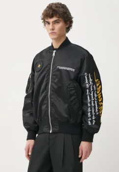 Etudes Studio geaca bomber barbati, culoarea negru, de iarna, H24MCOUT724 imagine