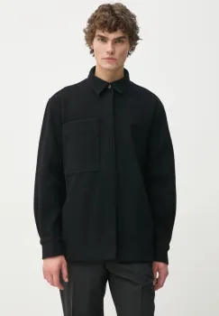Etudes Studio geaca de lana culoarea negru, de tranzitie, H24MMOUT371 imagine