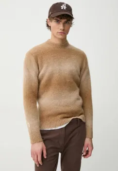 Etudes Studio pulover barbati, culoarea bej, calduros, H24MMKNI604 imagine