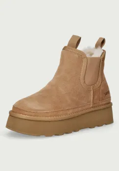 Everau  ghete scurte cu platforma pentru femei din piele intoarsa SHOVELER imagine