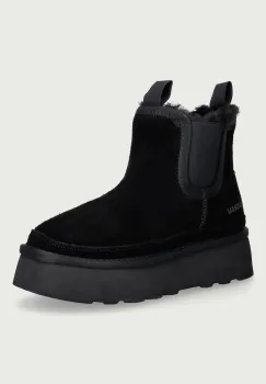 Everau  ghete scurte cu platforma pentru femei din piele intoarsa SHOVELER imagine