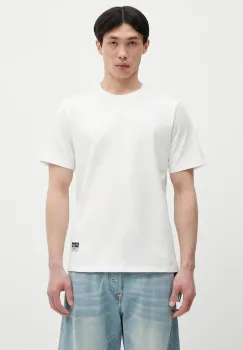 Evisu tricou din bumbac Logo EMB SS culoarea alb, cu imprimeu, 2ESHTM5TS1137 imagine