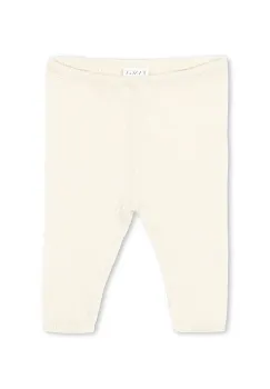 Fanga Fontana pantaloni din bumbac pentru bebelusi VENTI POINTELLE PANTS GOTS culoarea bej, uni, FA100015 imagine