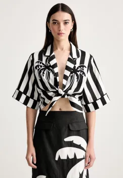 Farm Rio bluza tip camasa pentru femei din in imagine