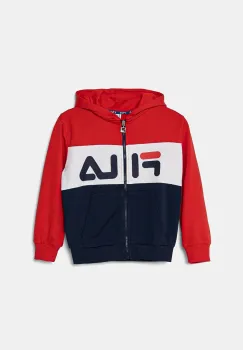 Fila bluza copii BAAR-EBENHAUSEN culoarea albastru marin, cu gluga, modelator, FAK0203 imagine
