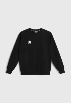 Fila bluza copii BLEIALF crew sweat culoarea negru, cu imprimeu imagine