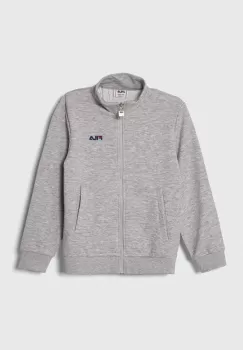 Fila bluza copii BREDDIN culoarea gri, melanj imagine