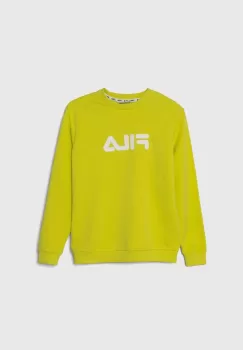 Fila bluza copii culoarea galben, cu imprimeu imagine
