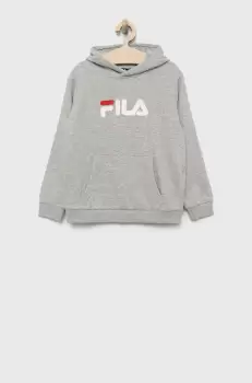 Fila bluza copii culoarea gri, cu imprimeu imagine