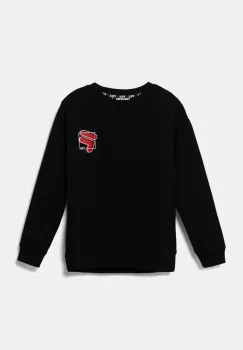 Fila bluza copii LUHNSTEDT culoarea negru, cu imprimeu, FAT0590 imagine