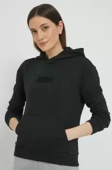 Fila bluza femei, culoarea negru, cu imprimeu imagine