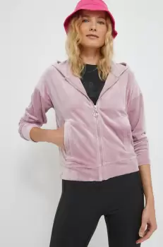 Fila bluza femei, culoarea roz, neted imagine