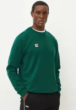 Fila bluza Ligonier barbati, culoarea verde, neted, FAM0790 imagine