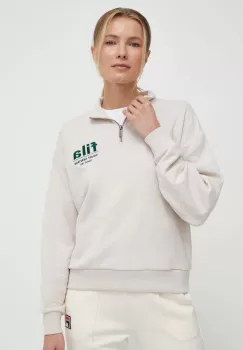 Fila bluza Lima femei, culoarea bej, neted, FAW0752 imagine