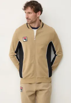 Fila bluza Settanta barbati, culoarea bej, modelator, FAM0645 imagine