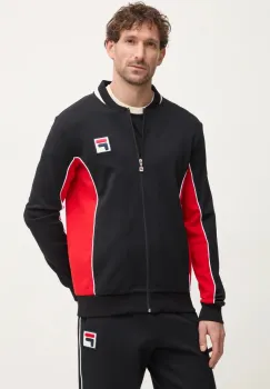 Fila bluza Settanta barbati, culoarea negru, modelator, FAM0645 imagine