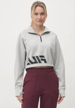 Fila bluza Torreglia femei, culoarea gri, cu imprimeu, FAW0847 imagine