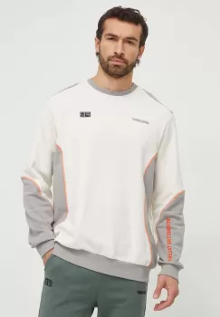 Fila bluza VR46 barbati, culoarea bej, modelator imagine