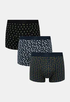 Fila boxeri mulati pentru barbati, din bumbac cu elastan pachet de 3 imagine