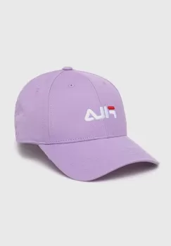 Fila caciula culoarea violet, cu imprimeu imagine