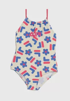 Fila costum de baie dintr-o bucata pentru copii SALLES culoarea bej imagine