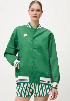 Fila geaca bomber Leme culoarea verde, de tranzitie, oversize, FAW0999 imagine